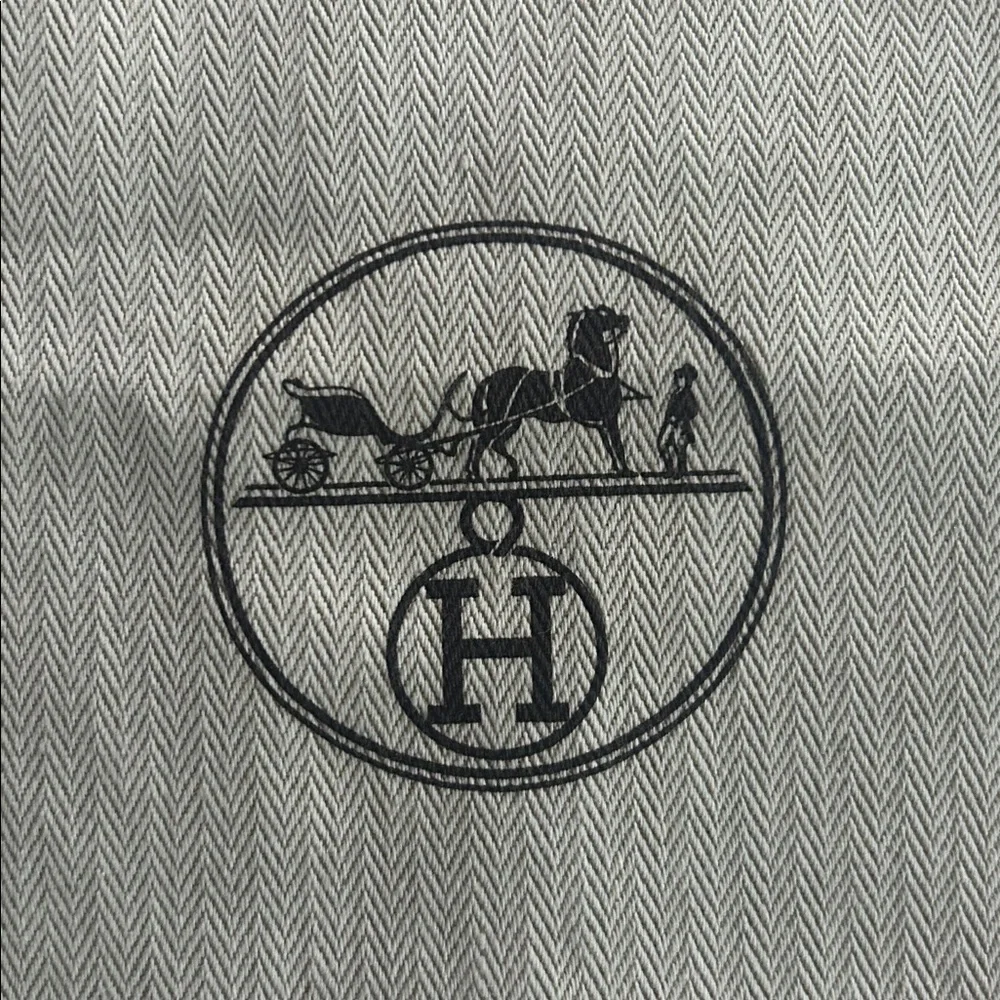 Hermes Large Dustbag with Drawstring Closure